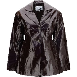 Bordeaux Polyethylene Full-Length Jacket