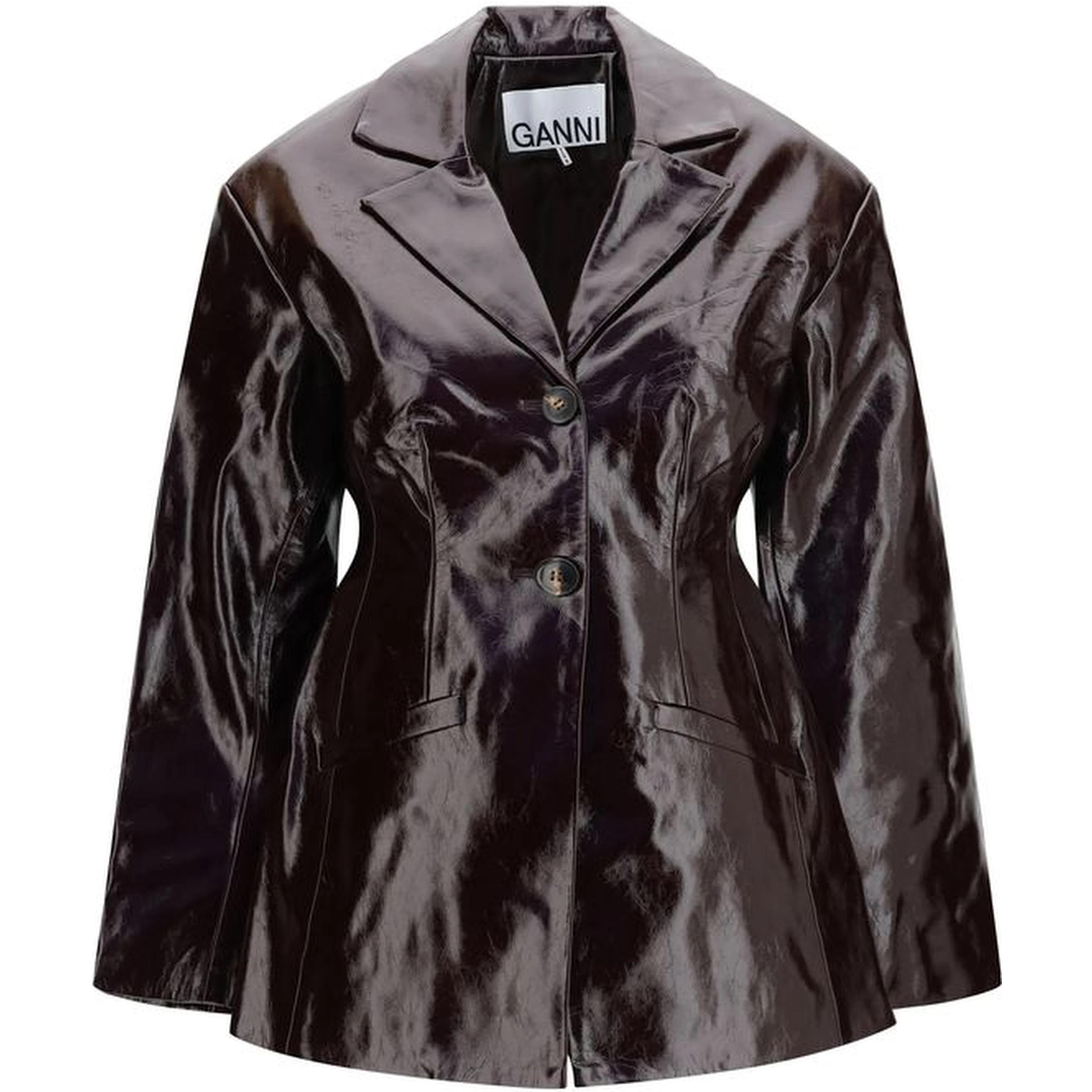 Bordeaux Polyethylene Full-Length Jacket