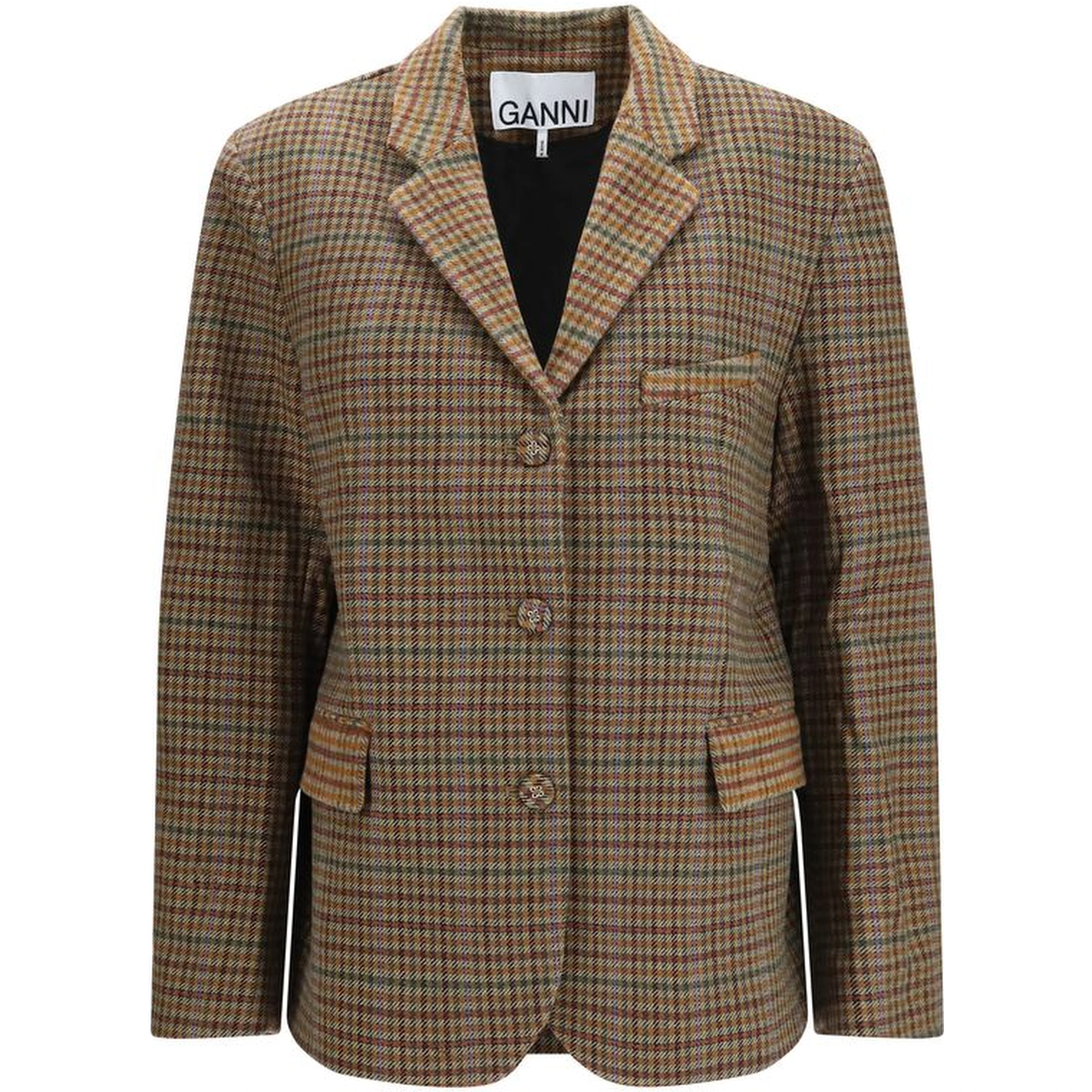 Brown Recycled Wool Blazer