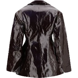 Bordeaux Polyethylene Full-Length Jacket
