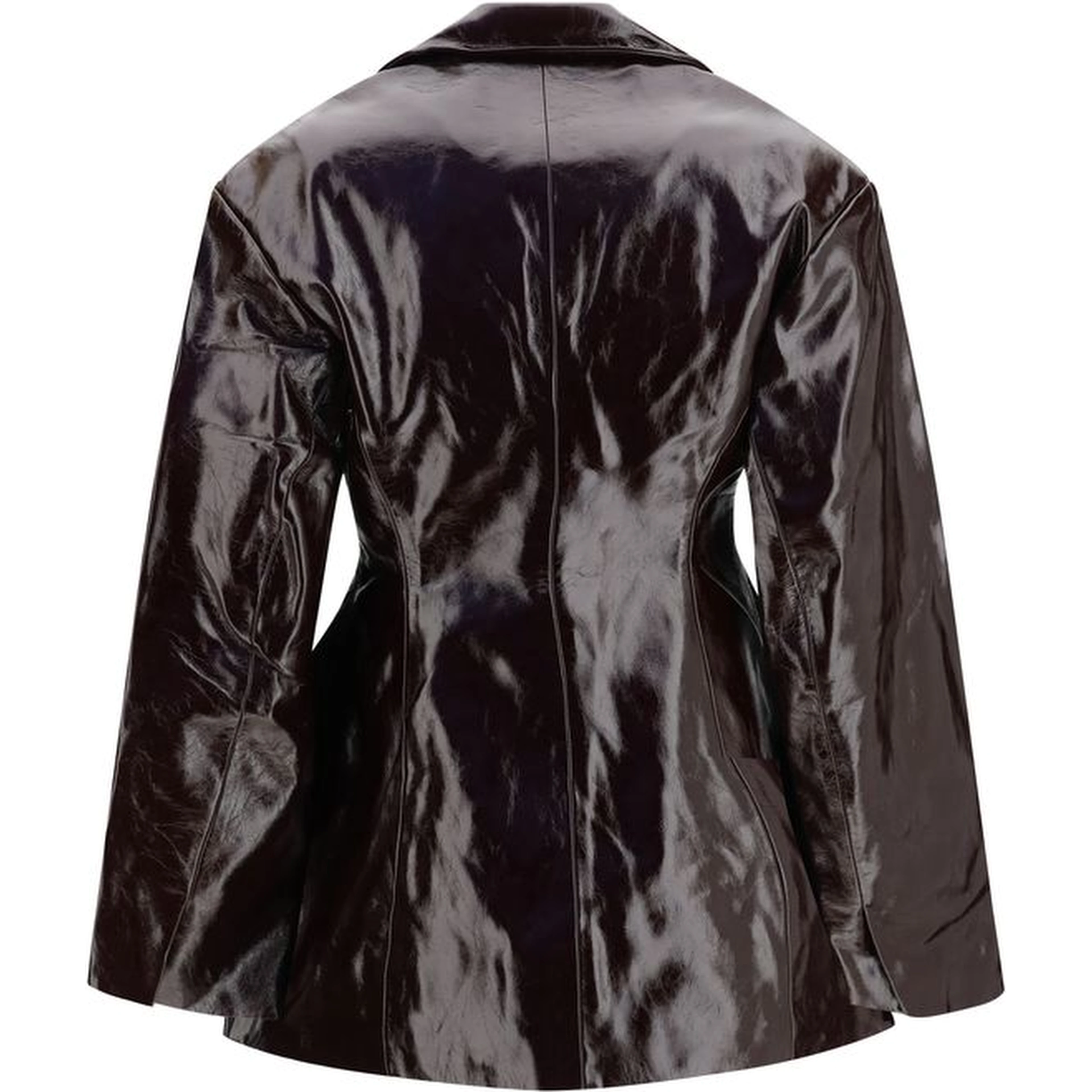 Bordeaux Polyethylene Full-Length Jacket