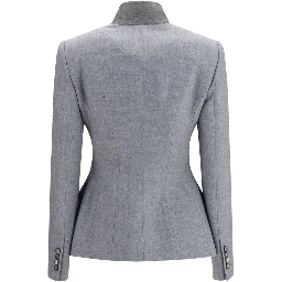Gray Wool Oves Aries Full-Length Jacket