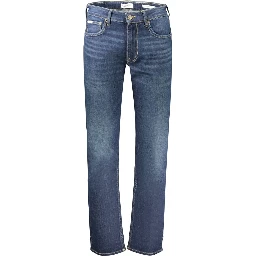 Blue Cotton Men's Jean