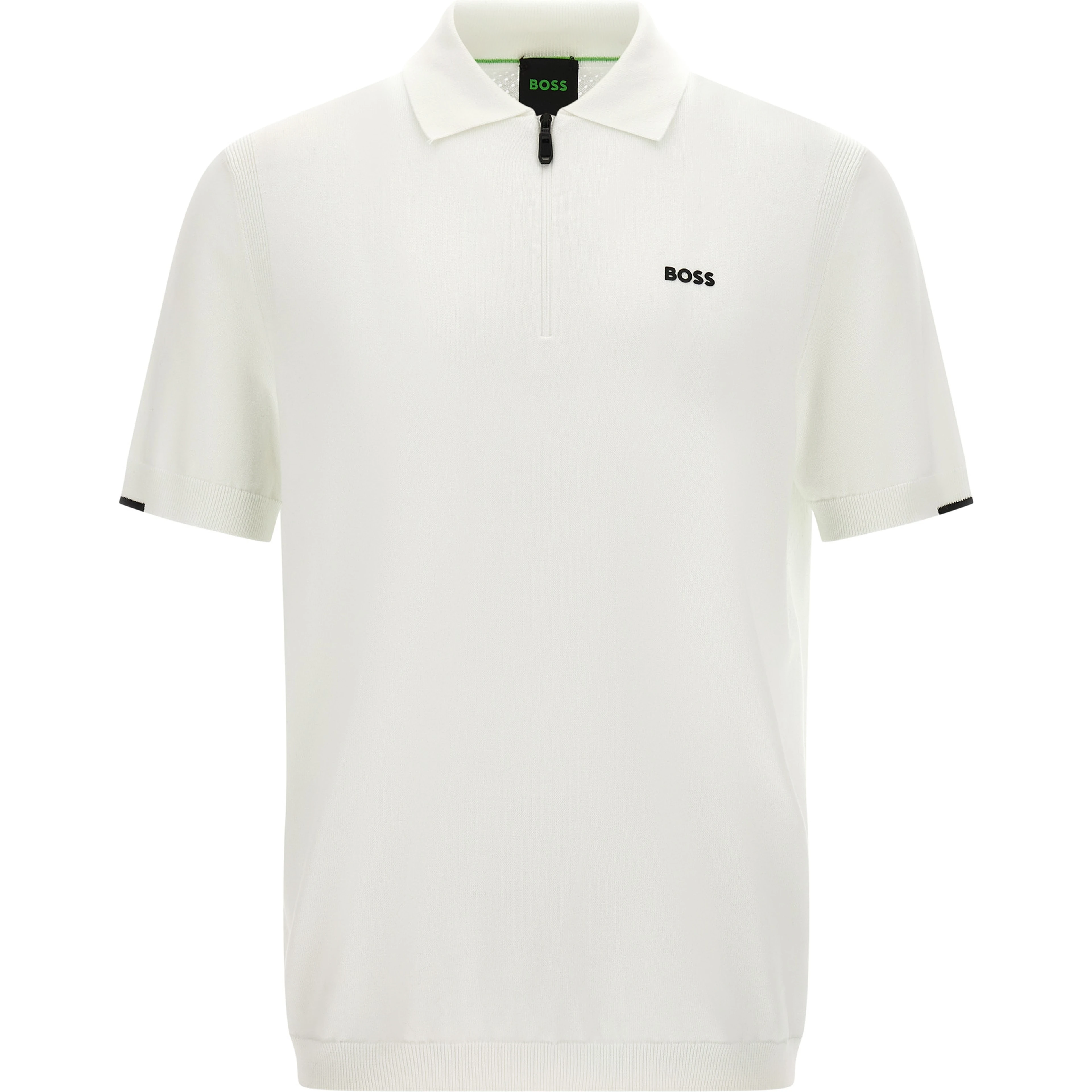 White Cotton Polo Shirt
