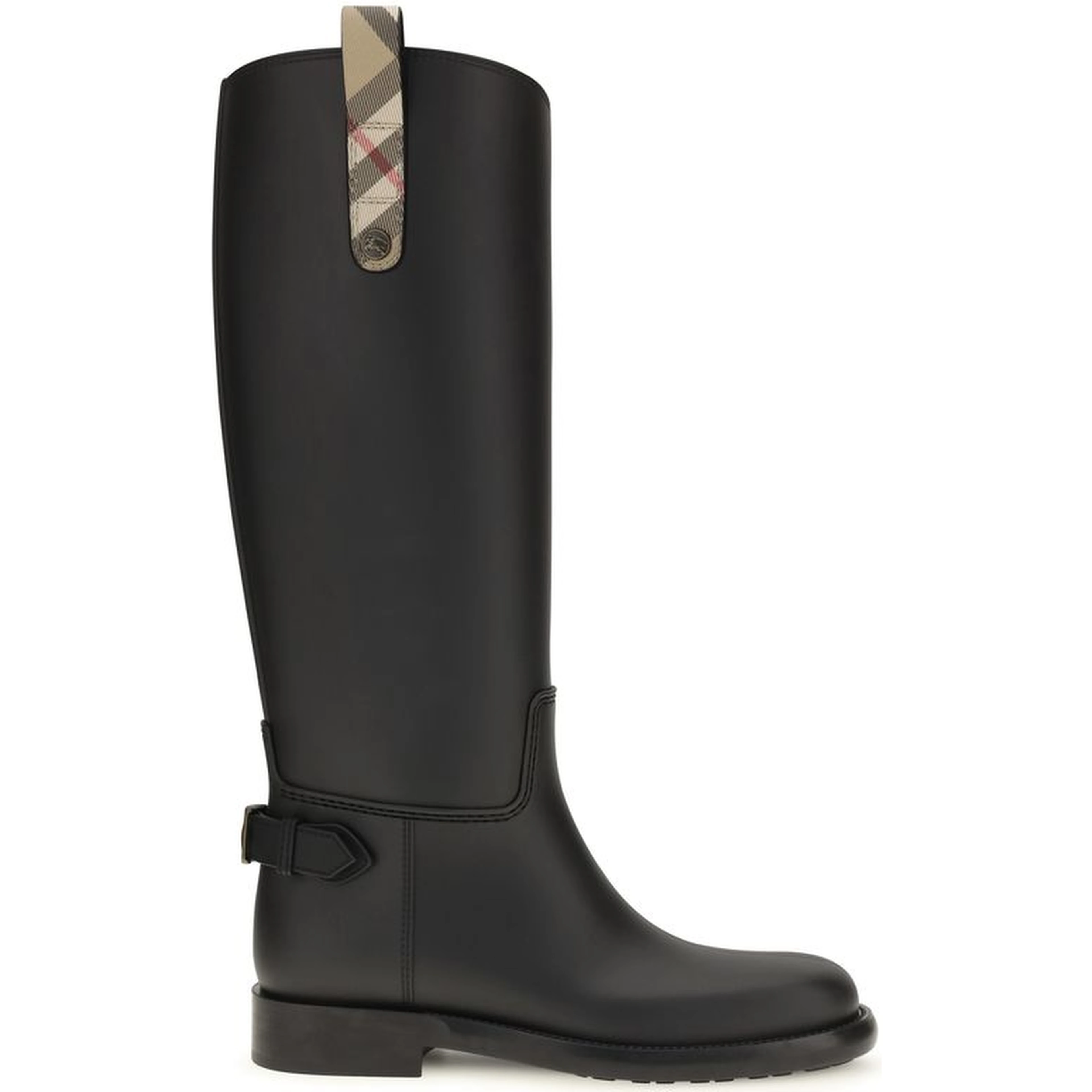 Black Polyurethane Rain Boots