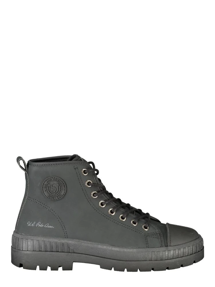 Black Polyurethane Women's Boot