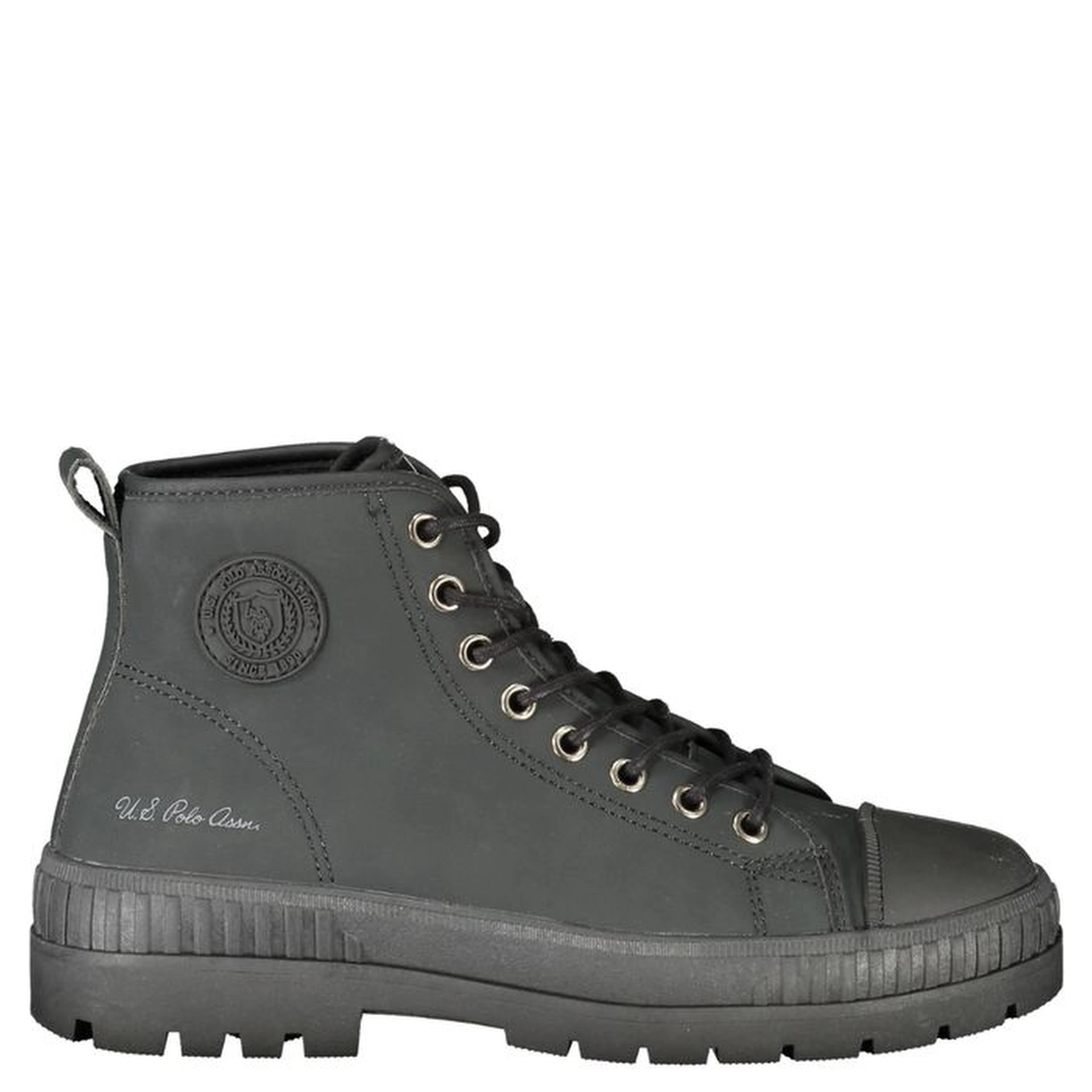 Black Polyurethane Women's Boot