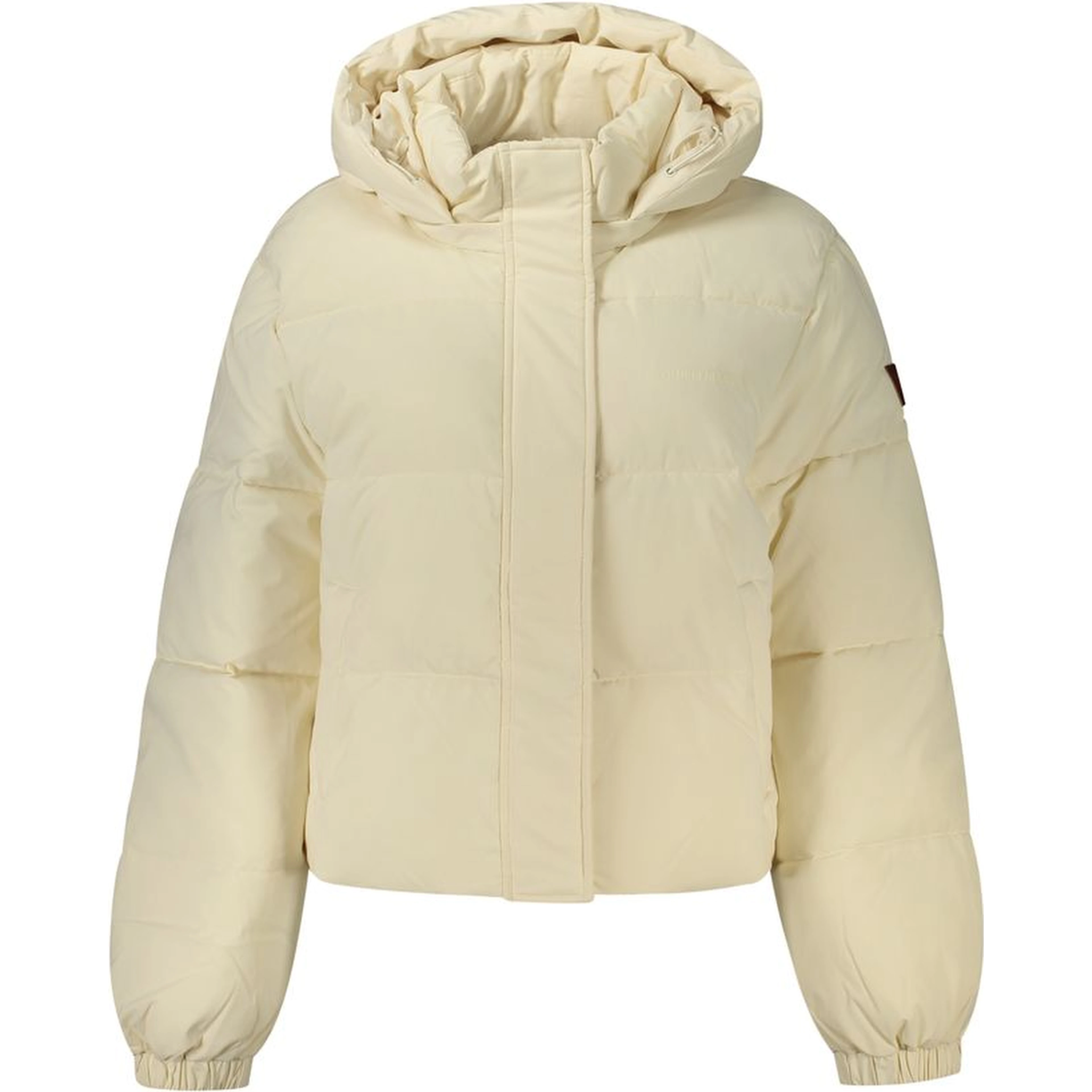 Cream Polyester Women's Jacket
