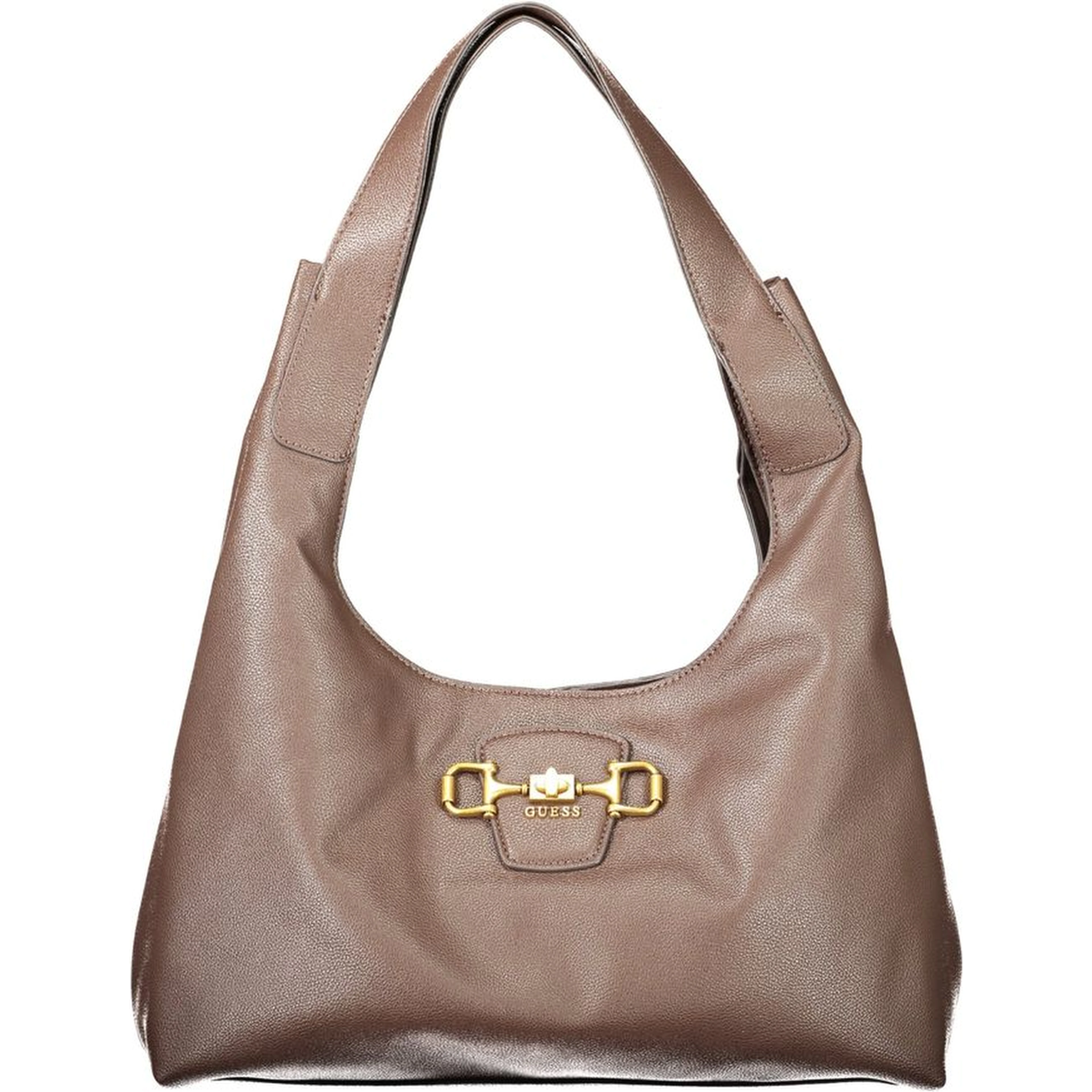 Brown Polyurethane Women's Bag