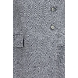 Gray Wool Oves Aries Full-Length Jacket