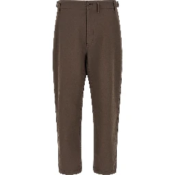 Brown Cotton Pants