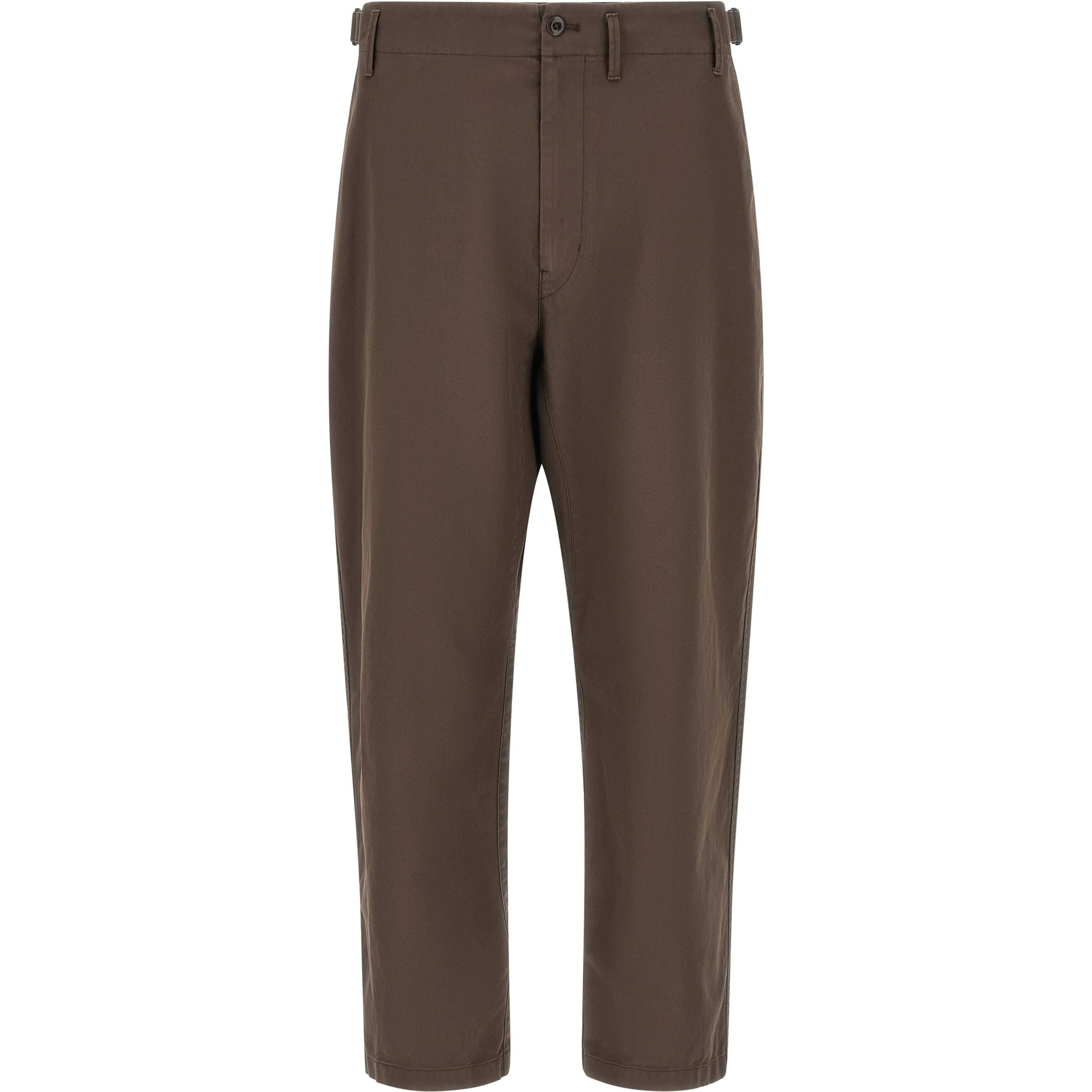 Brown Cotton Pants