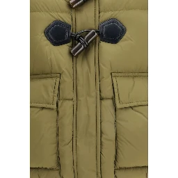 Bicolor Nylon Full-Length Jacket