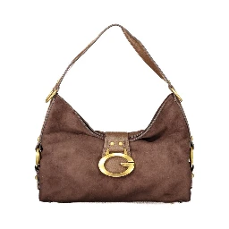 Brown Polyester Women's Bag