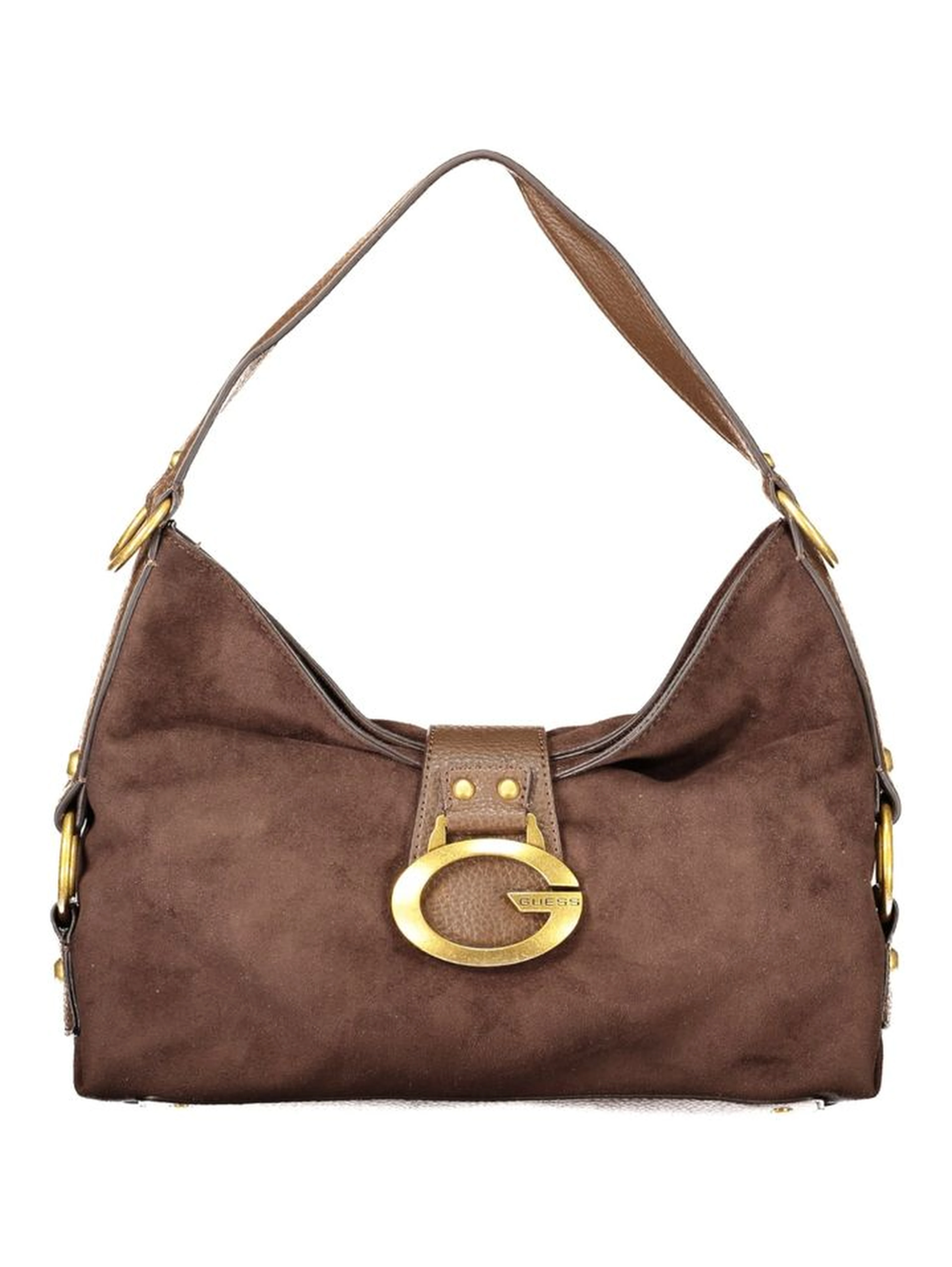 Brown Polyester Women's Bag