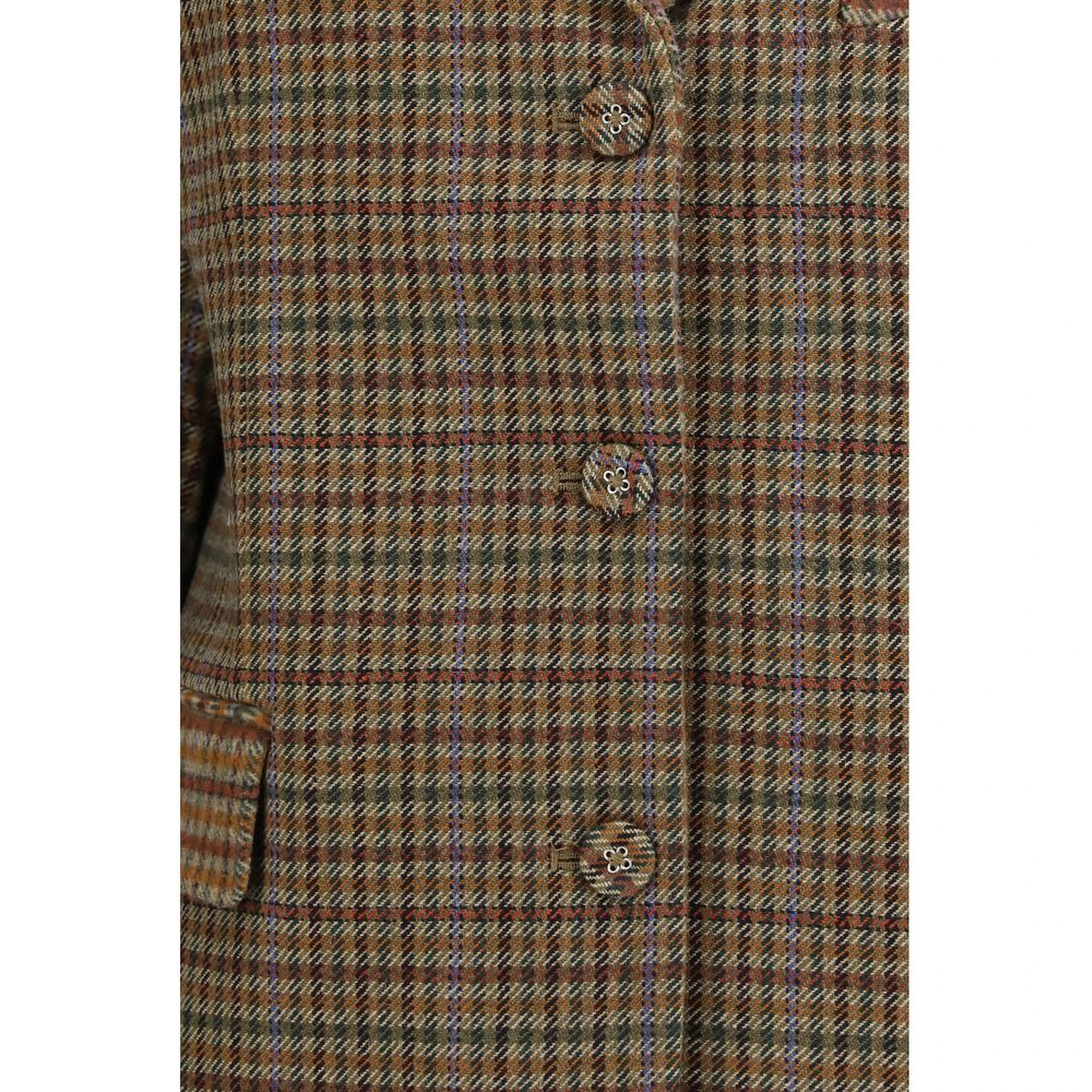 Brown Recycled Wool Blazer