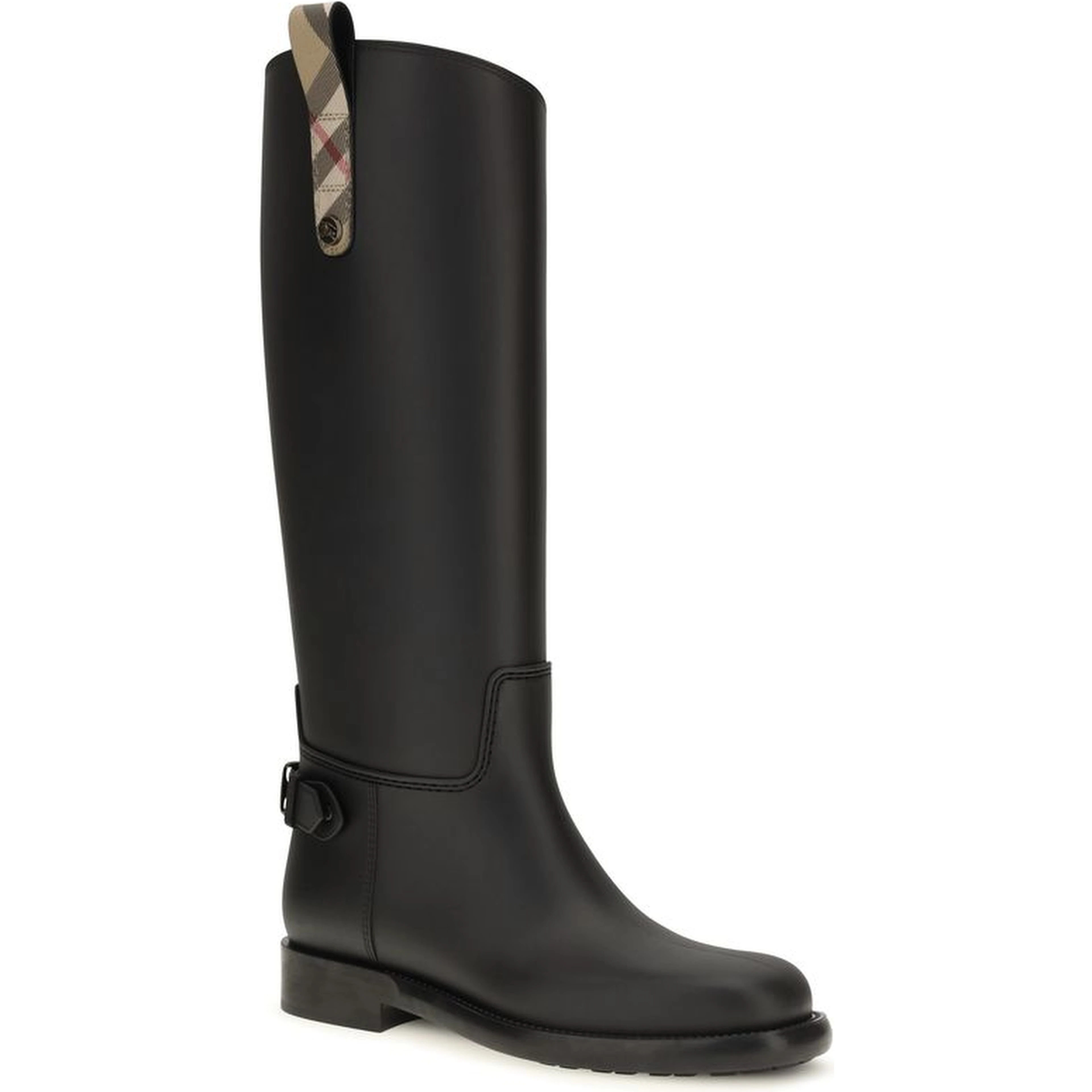 Black Polyurethane Rain Boots