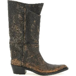 Brown Calfskin Chelsea Boots
