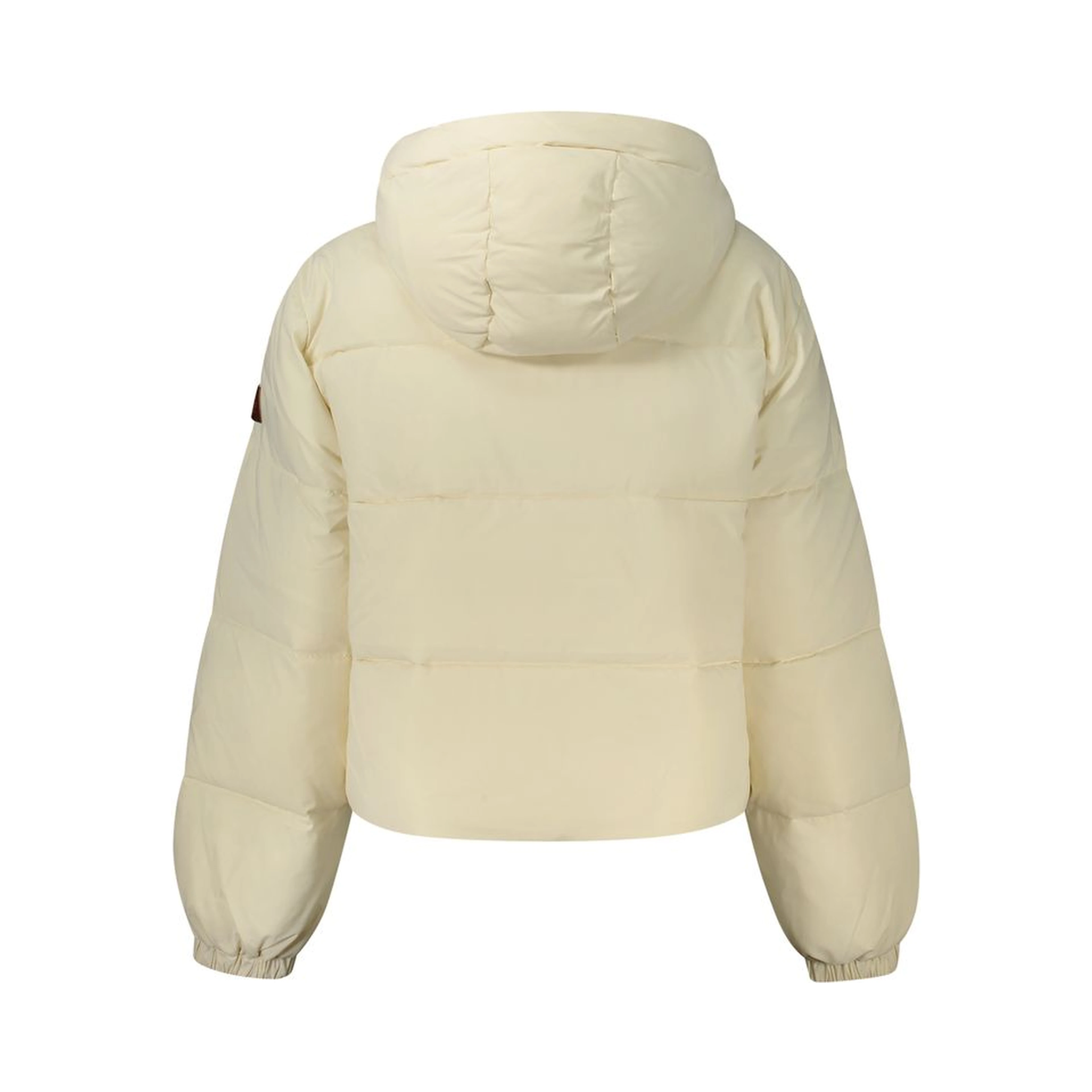 Cream Polyester Women's Jacket