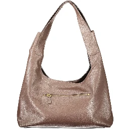 Brown Polyurethane Women's Bag