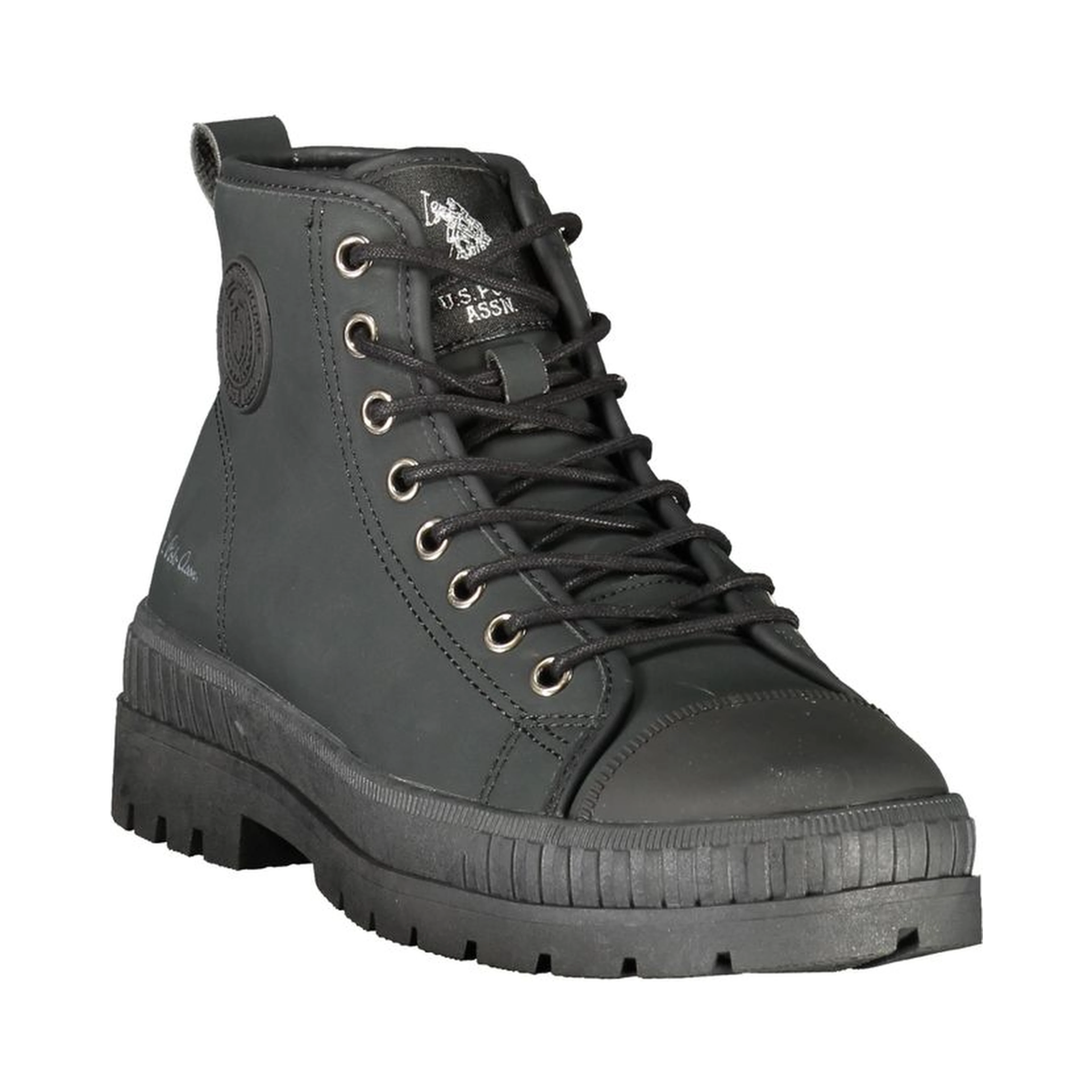 Black Polyurethane Women's Boot