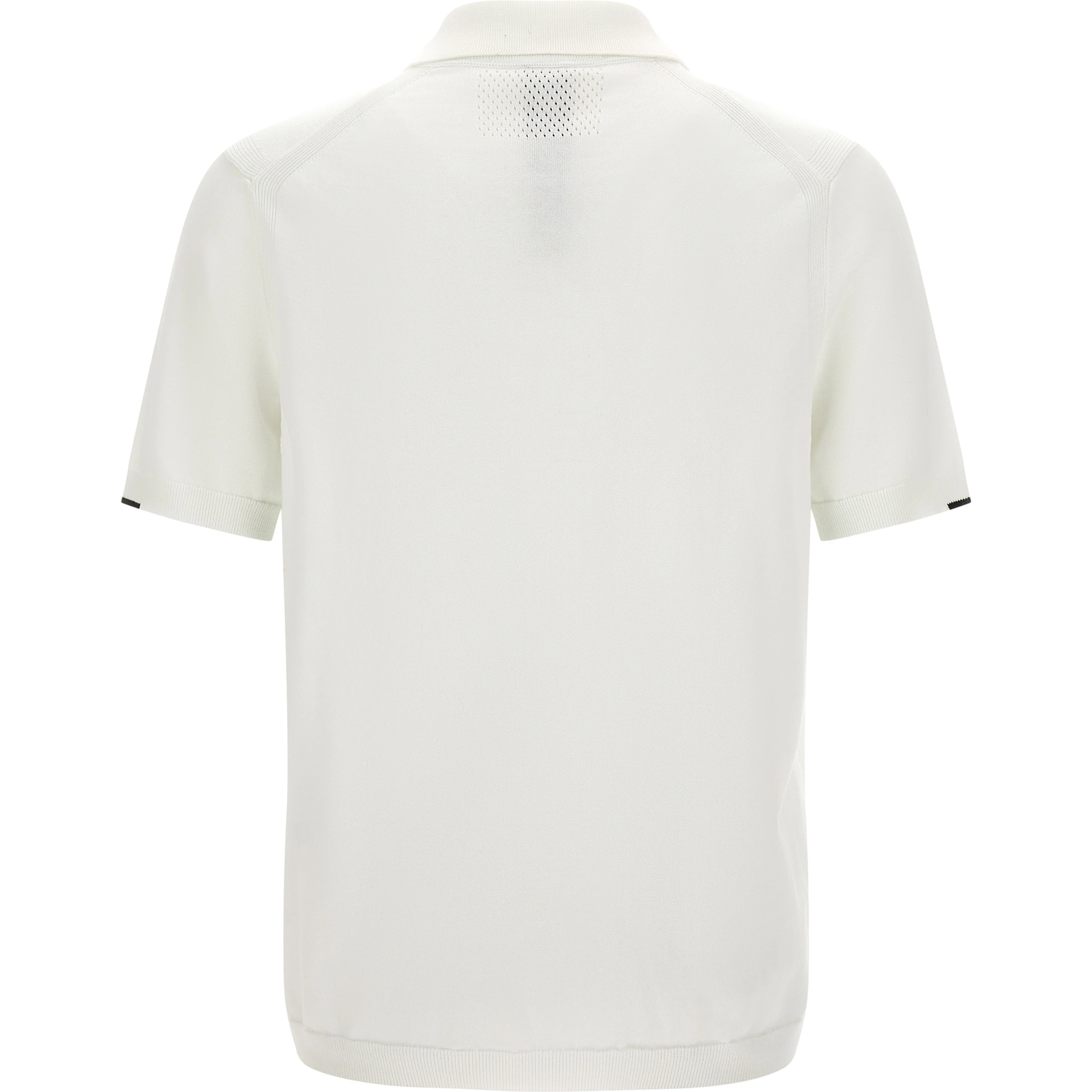 White Cotton Polo Shirt