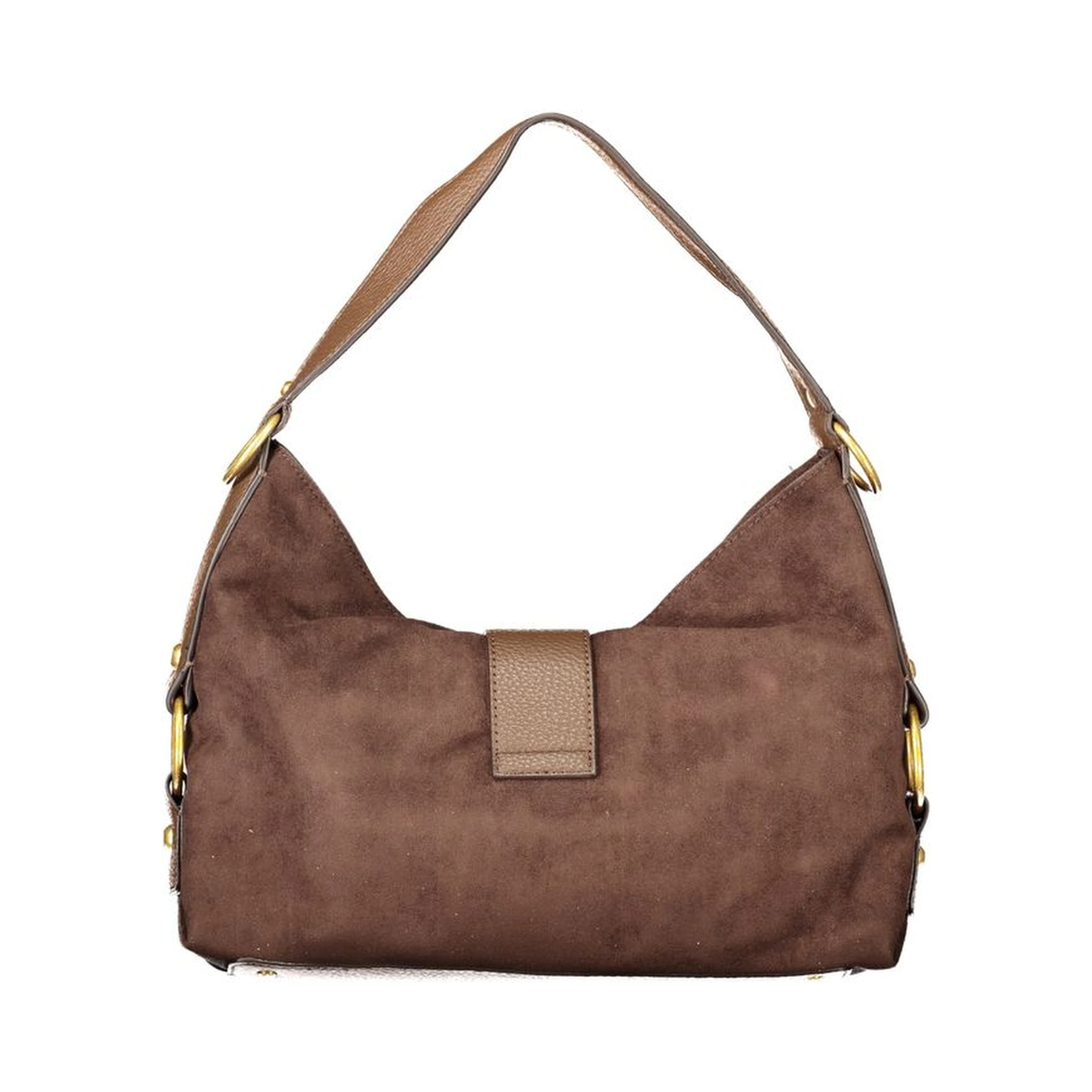Brown Polyester Women's Bag