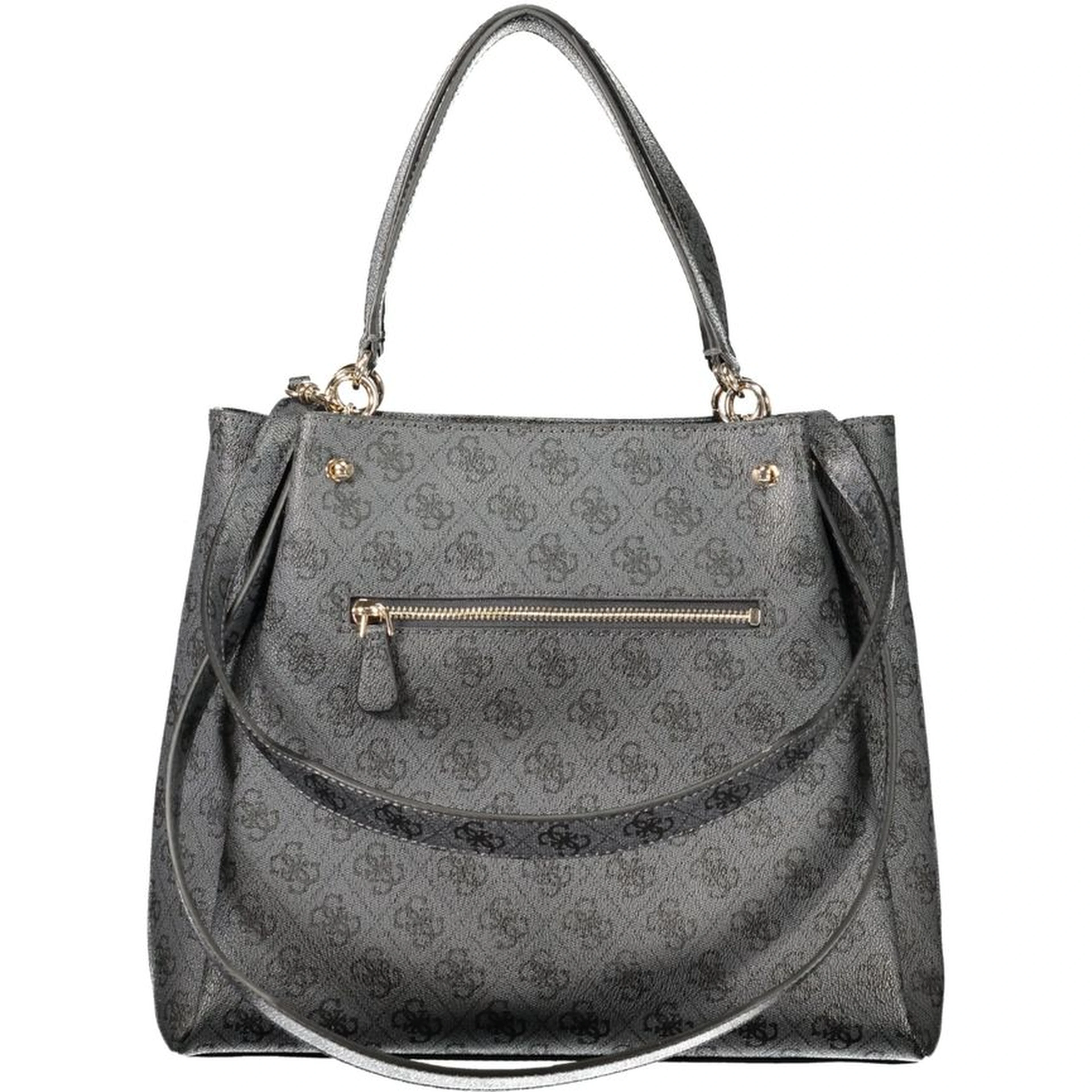 Black Polyurethane Women's Bag