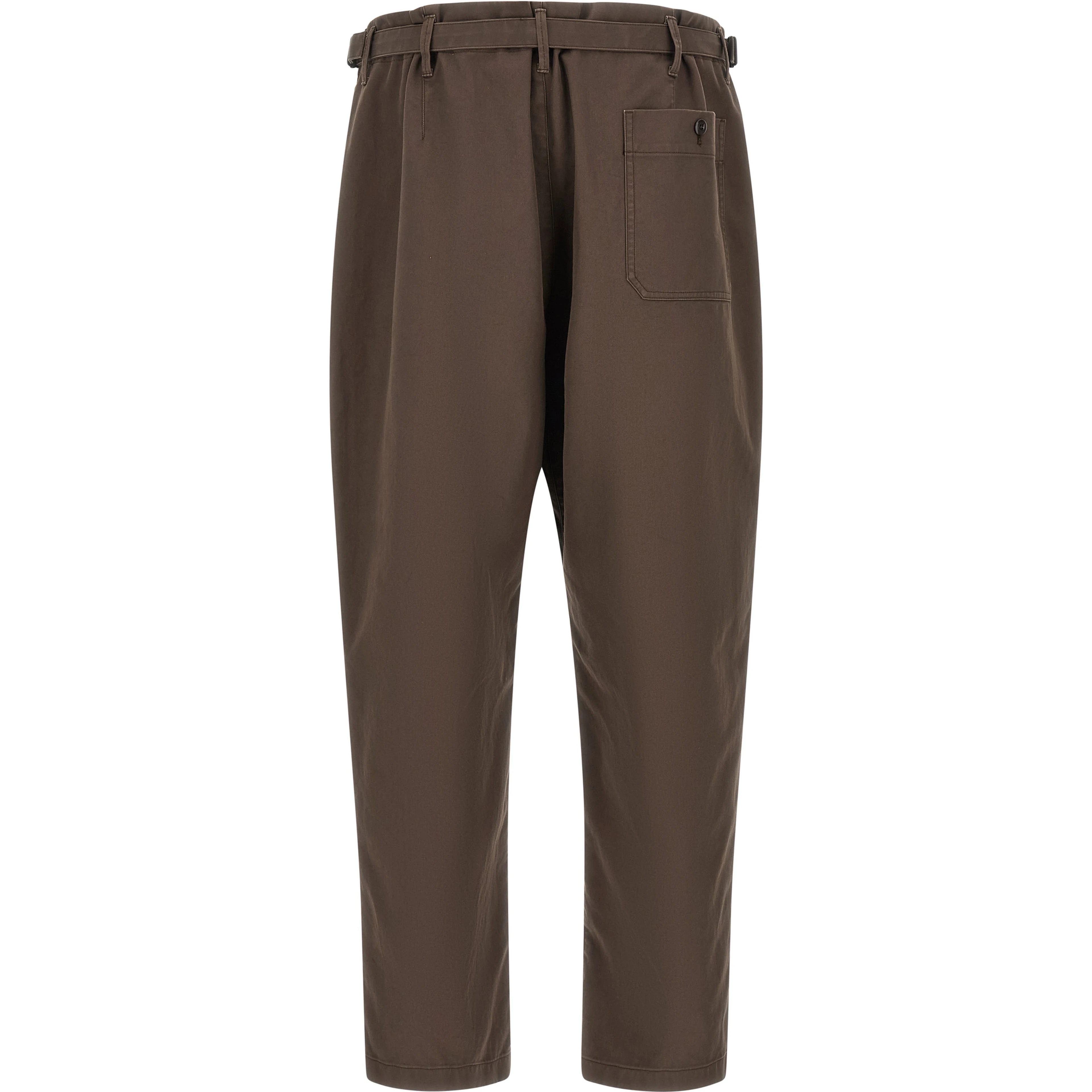 Brown Cotton Pants