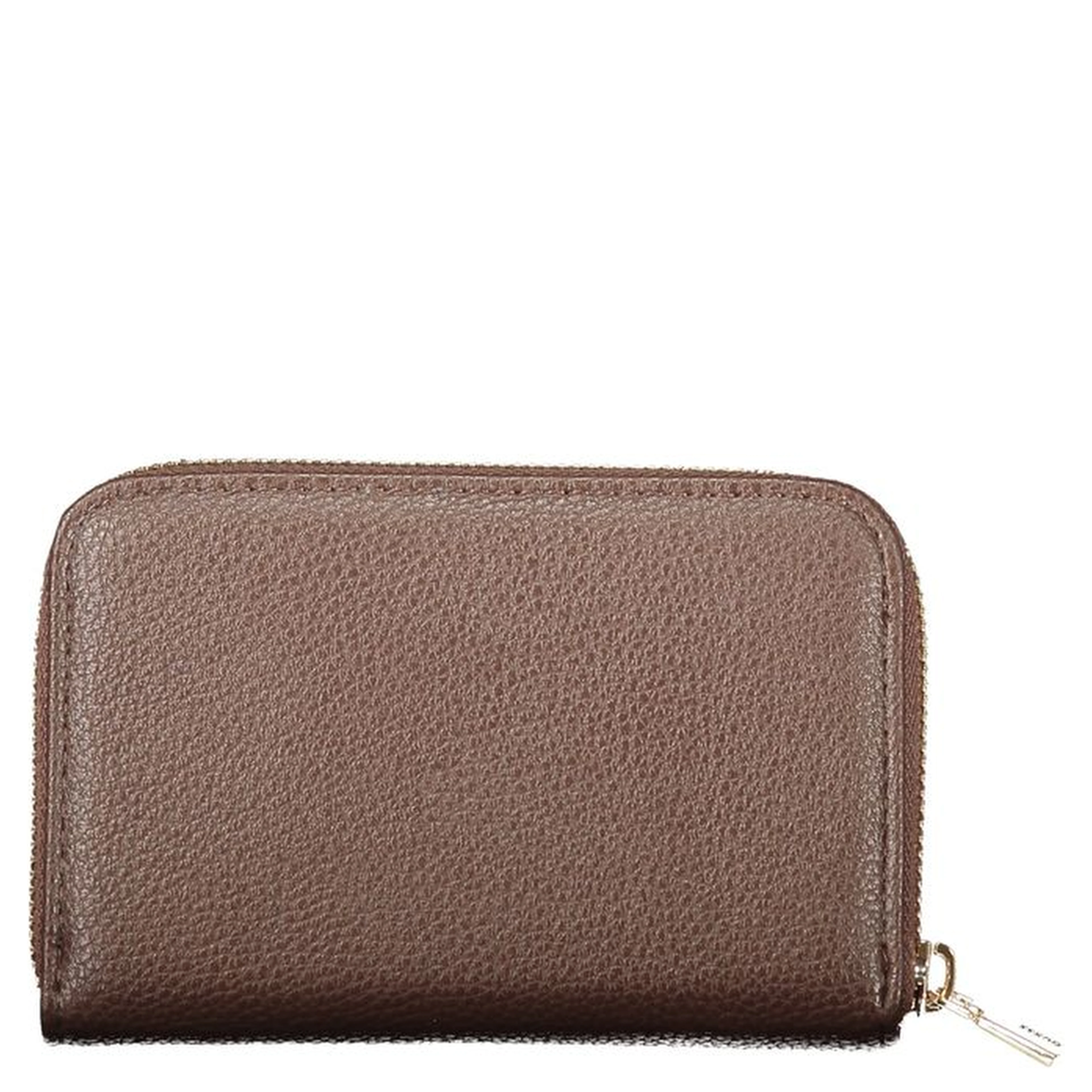Brown Polyurethane Women's Wallet