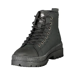 Black Polyurethane Women's Boot