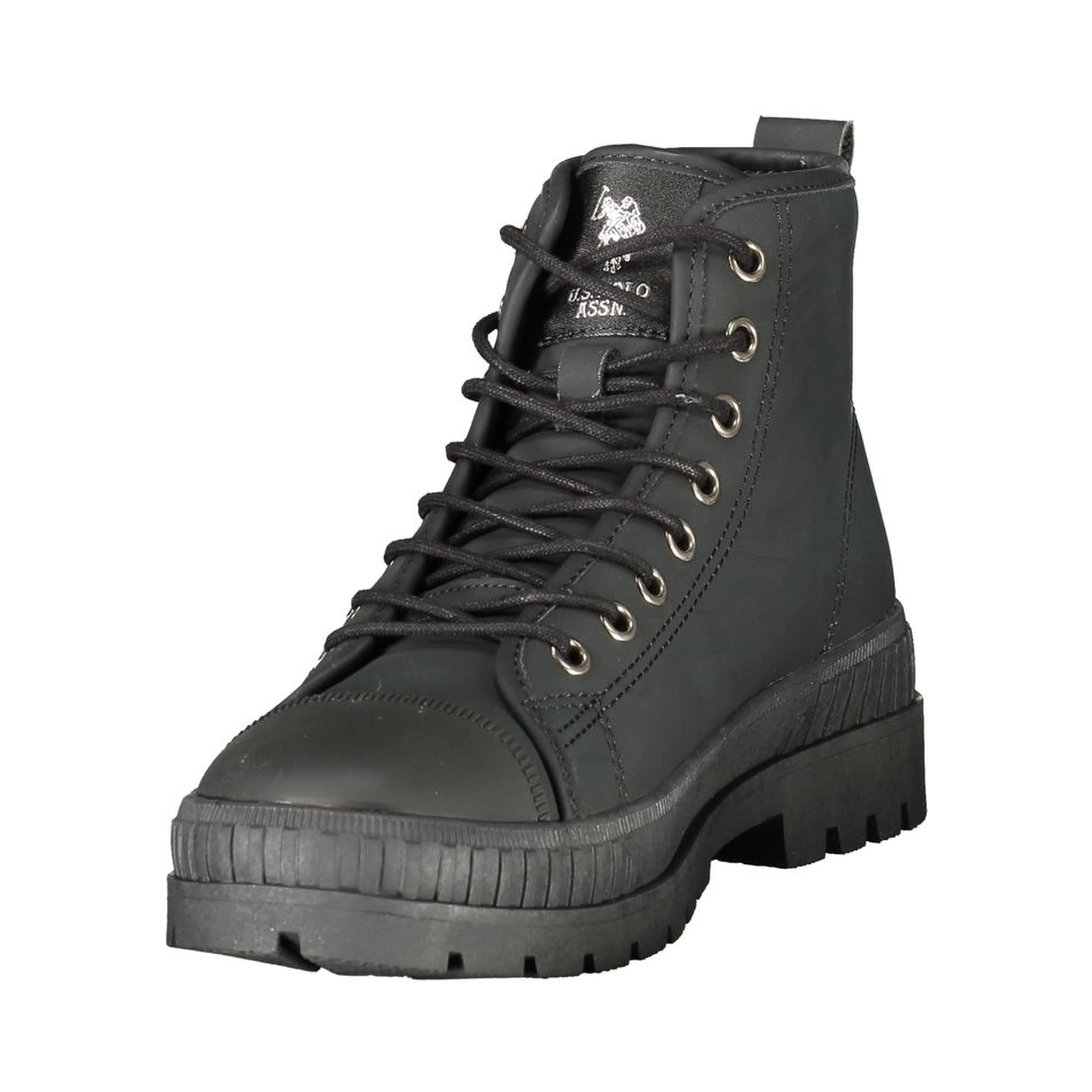 Black Polyurethane Women's Boot