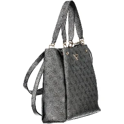 Black Polyurethane Women's Bag