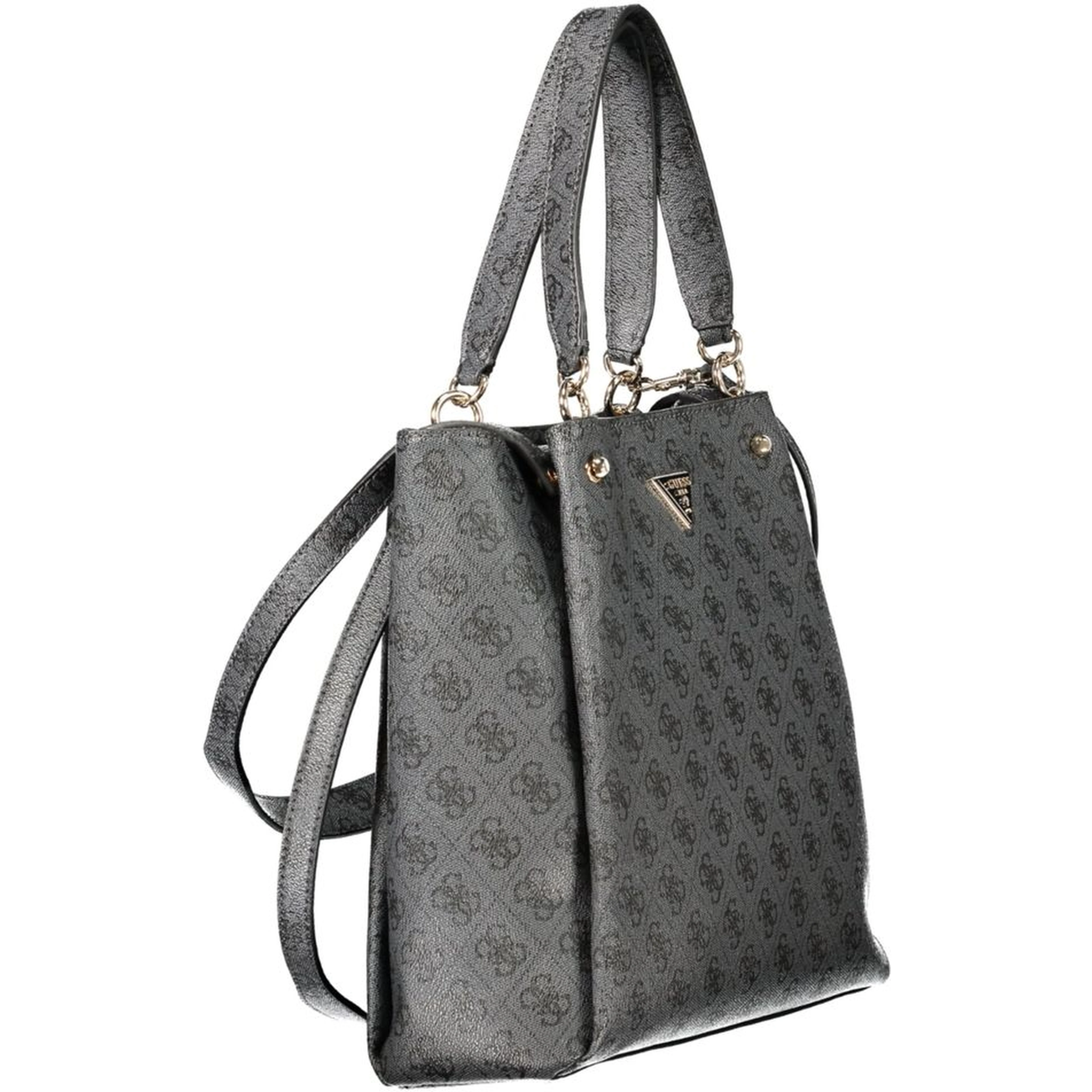 Black Polyurethane Women's Bag