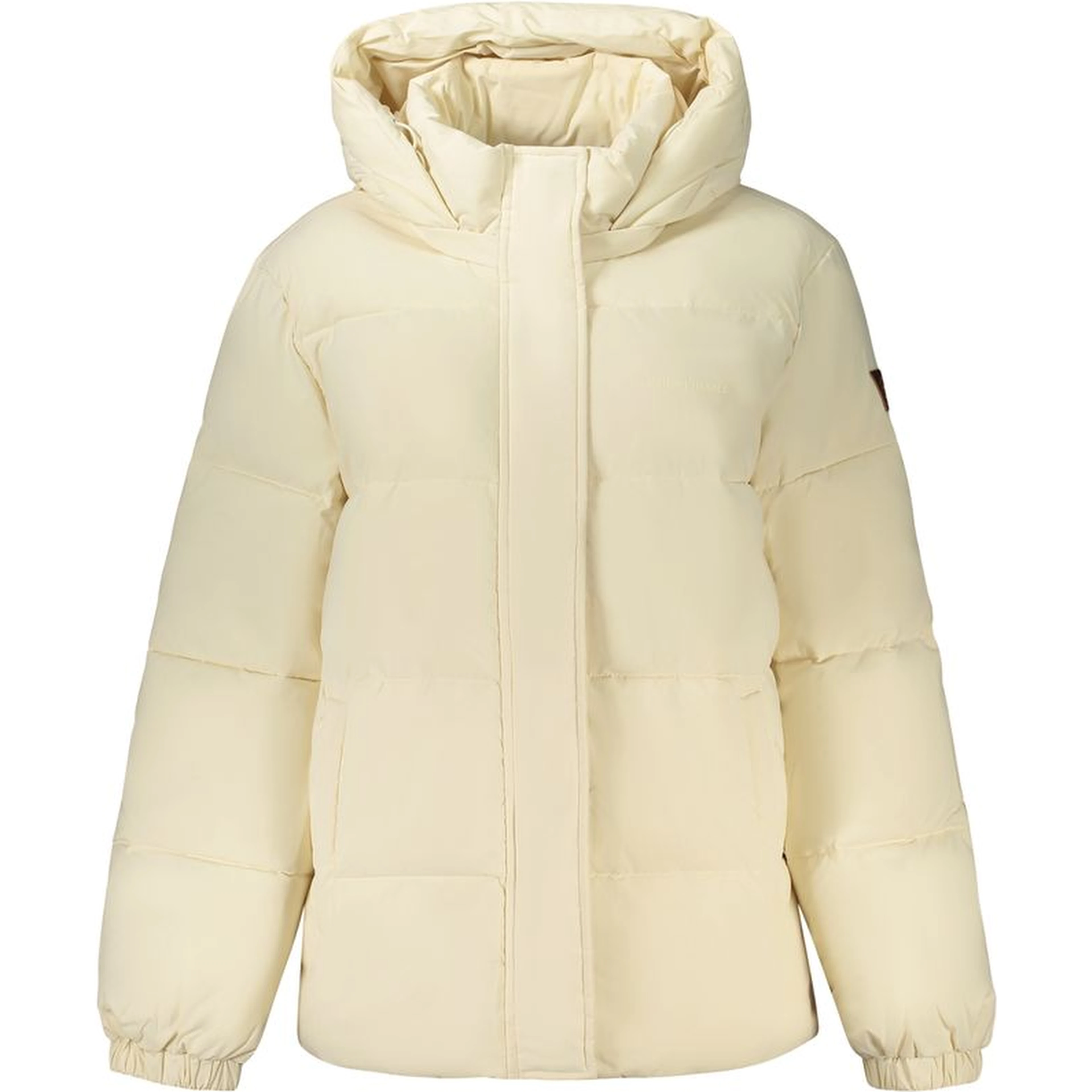 Cream Polyester Women's Jacket