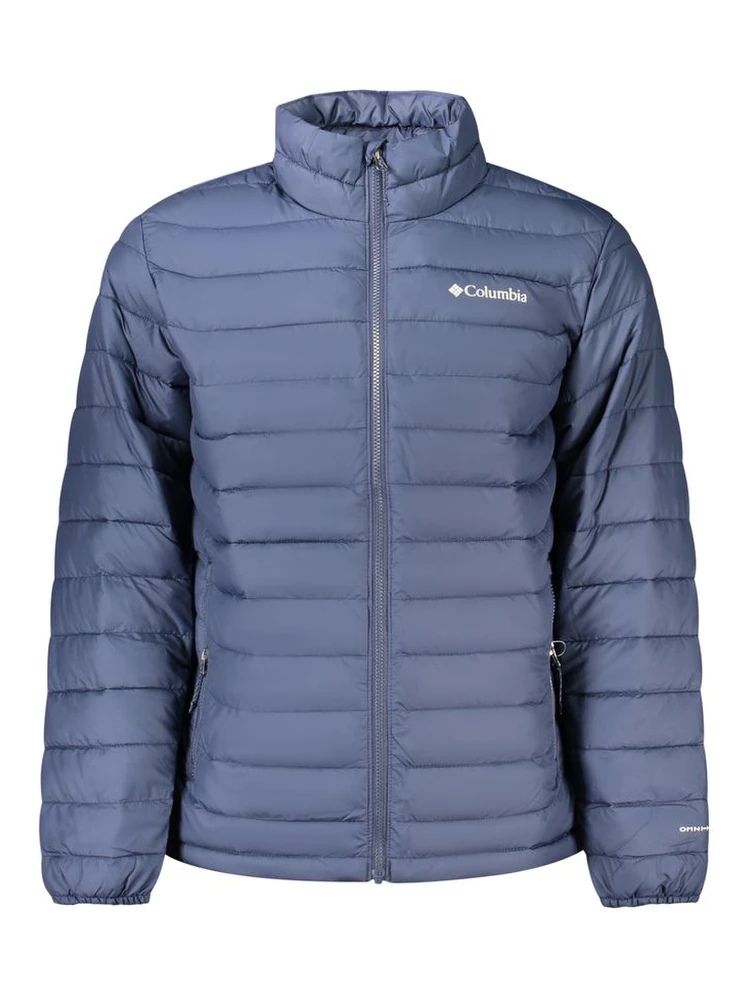 Blue Polyester Men's Jacket