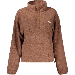 Brown Polyester Women's Sweatshirt