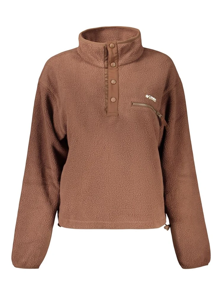 Brown Polyester Women's Sweatshirt