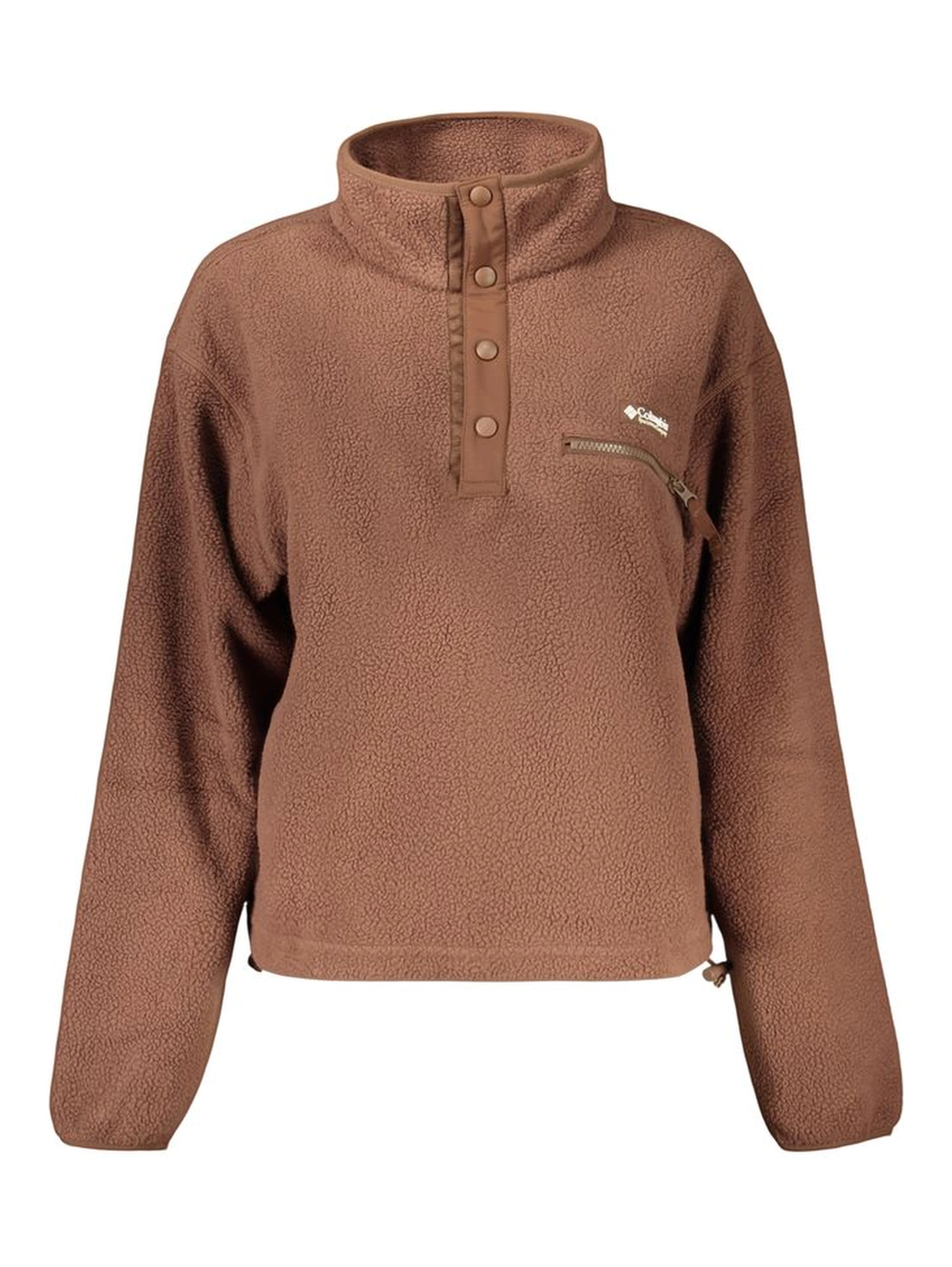 Brown Polyester Women's Sweatshirt