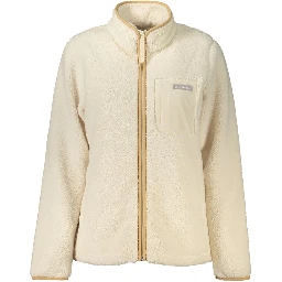White Polyester Women's Sweatshirt