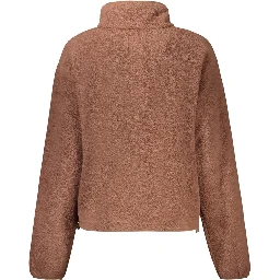 Brown Polyester Women's Sweatshirt