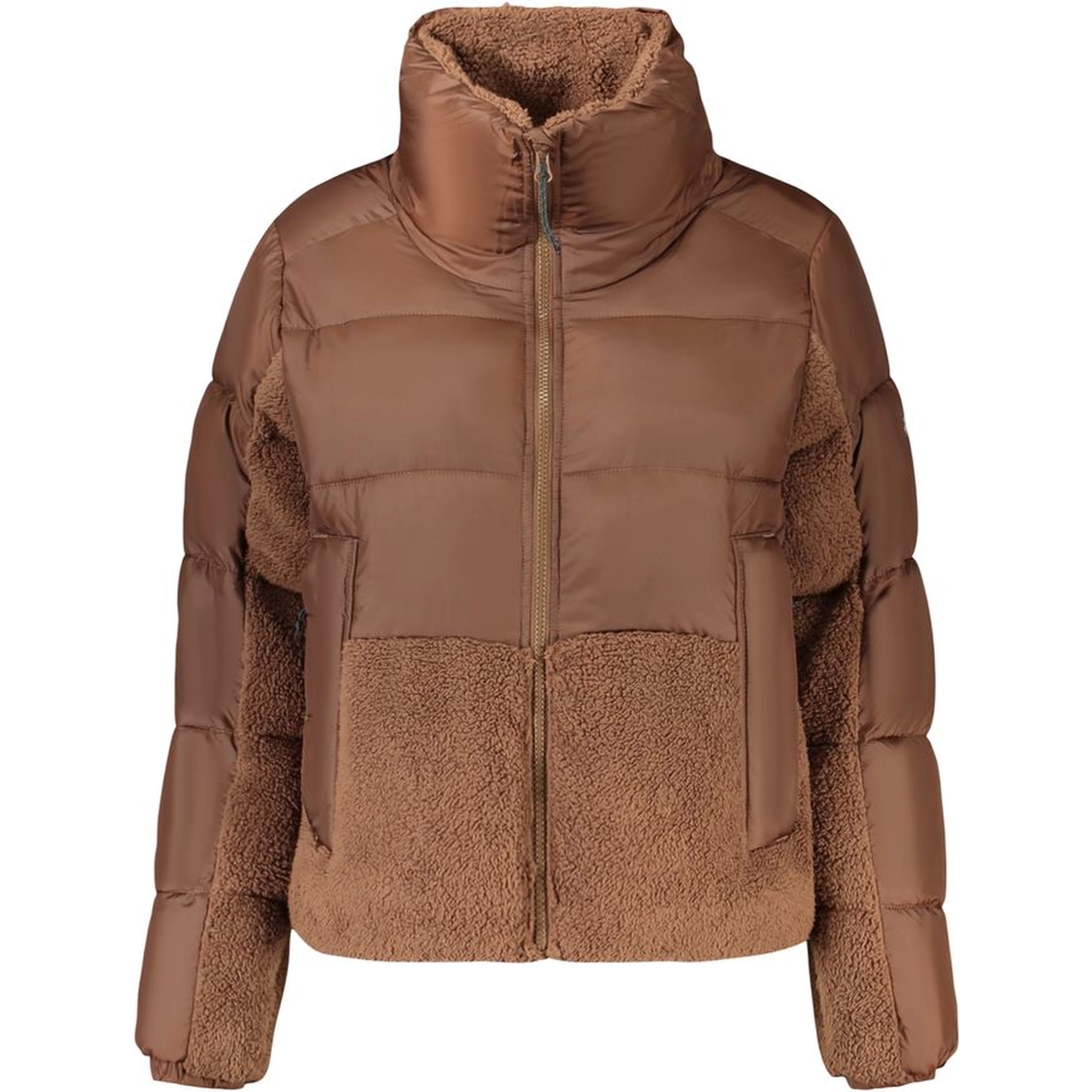 Brown Polyester Women's Jacket