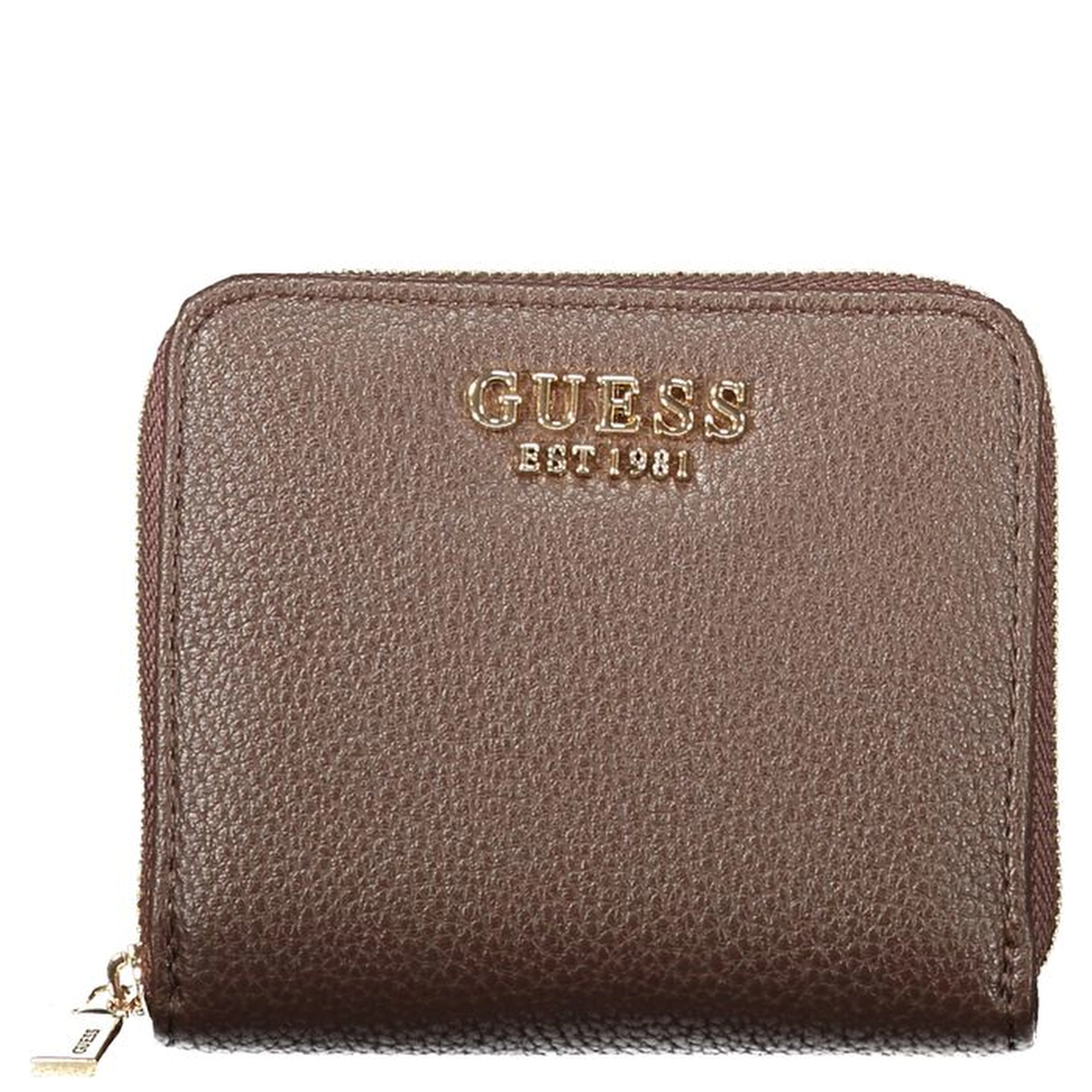 Brown Polyurethane Women's Wallet