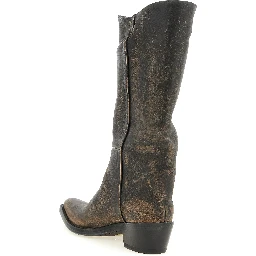 Brown Calfskin Chelsea Boots