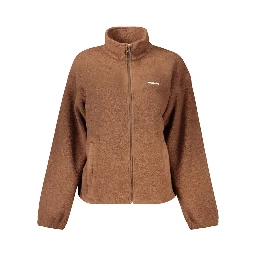 Brown Polyester Women's Sweatshirt