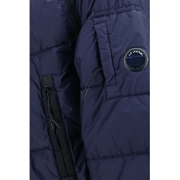 Blue Polyamide Shell Jacket