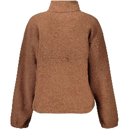 Brown Polyester Women's Sweatshirt
