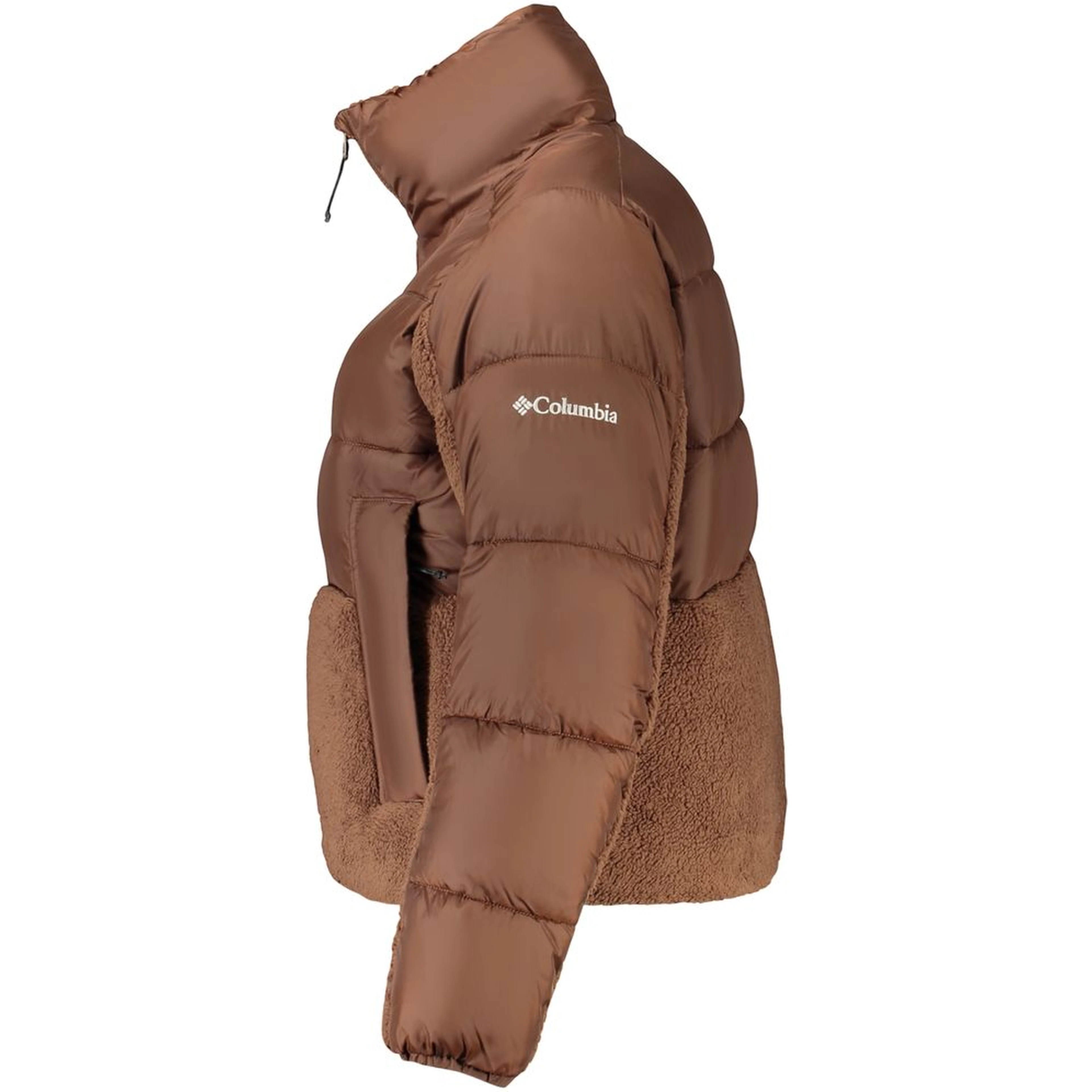 Brown Polyester Women's Jacket