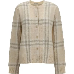 Beige Cashmere Cardigan