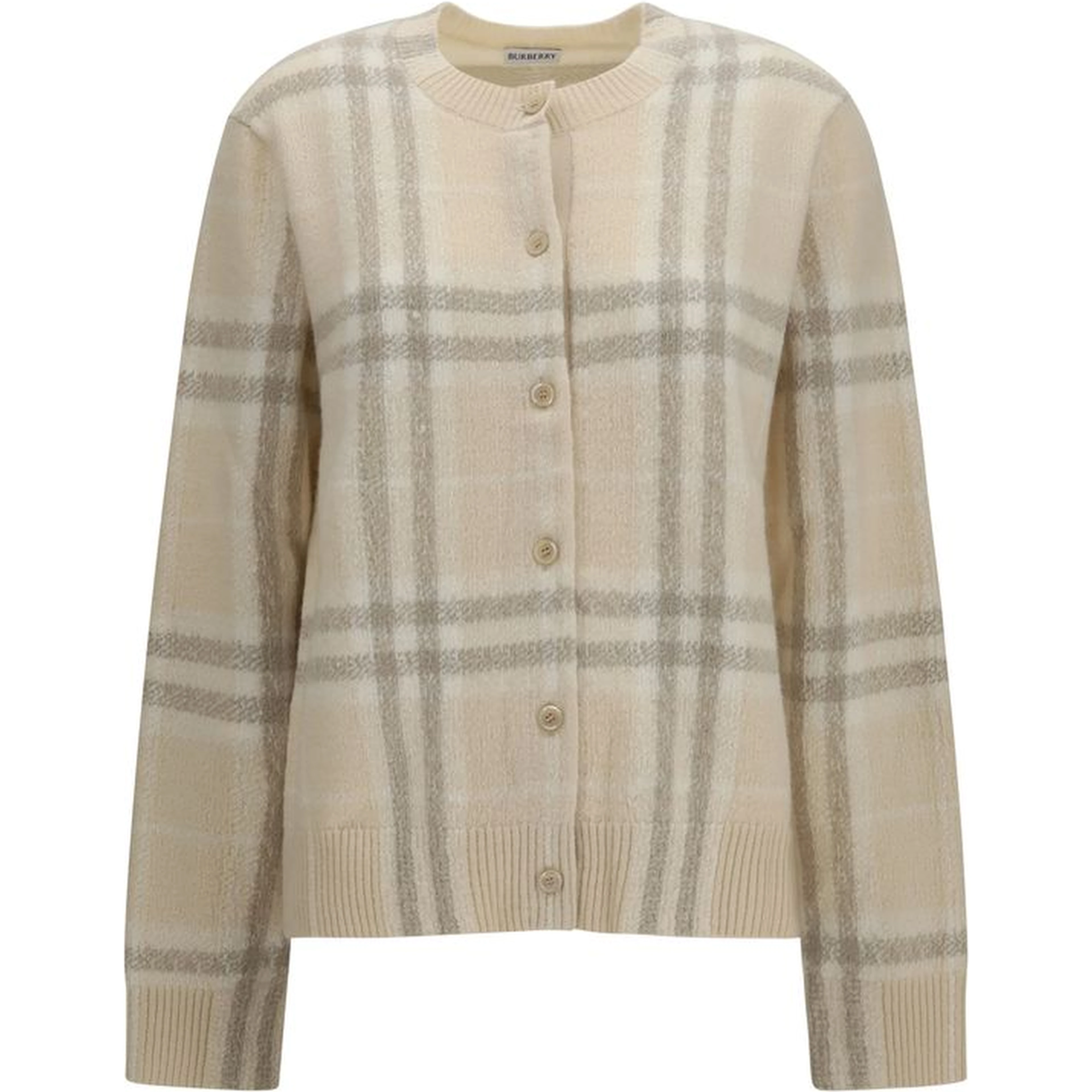 Beige Cashmere Cardigan